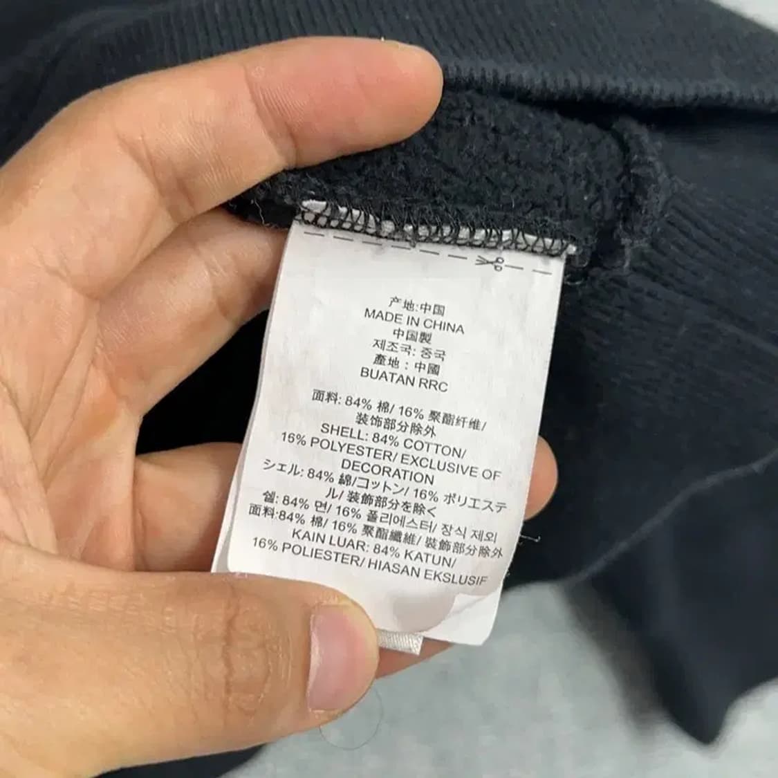 반스 프린팅로고 오버핏 맨투맨 M 상품이미지4