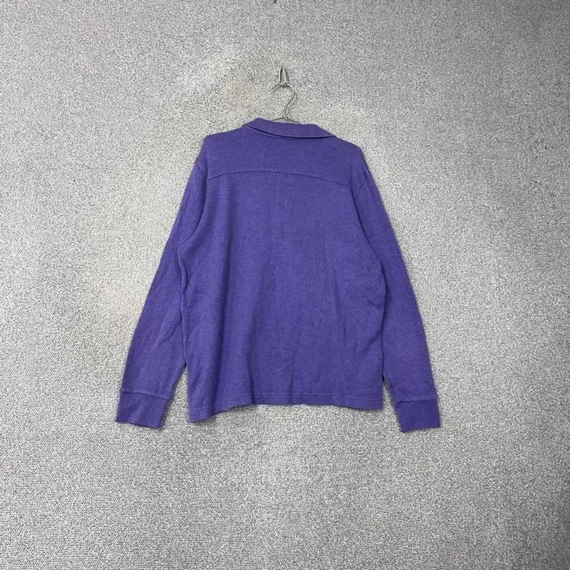 해지스 퍼플 캐주얼 반집업 니트 110 상품이미지2