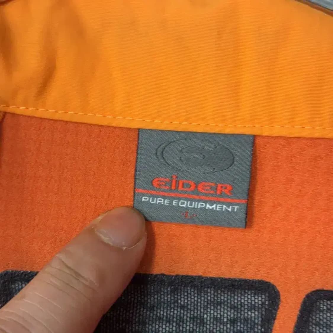아이더 오렌지 등산 바람막이 L 상품이미지3