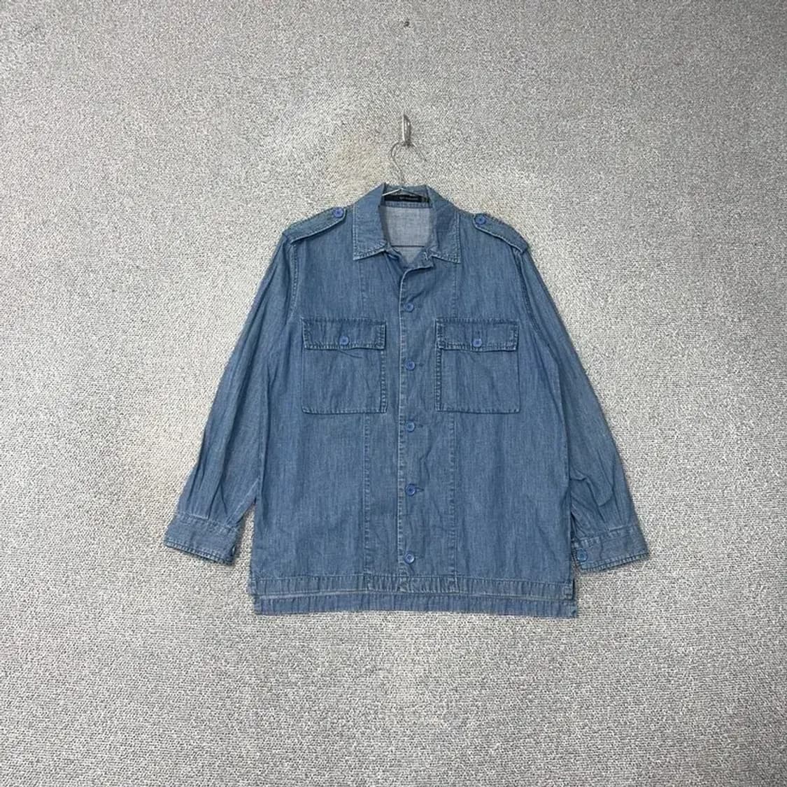 카이아크만 코튼 투포켓 데님 셔츠 S 상품이미지1