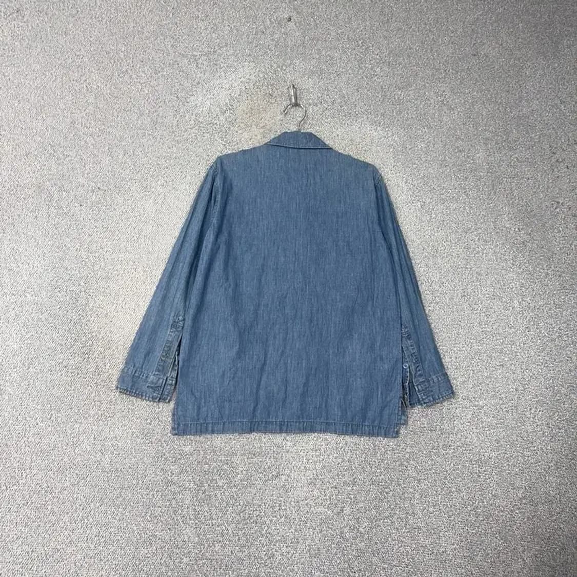 카이아크만 코튼 투포켓 데님 셔츠 S 상품이미지2