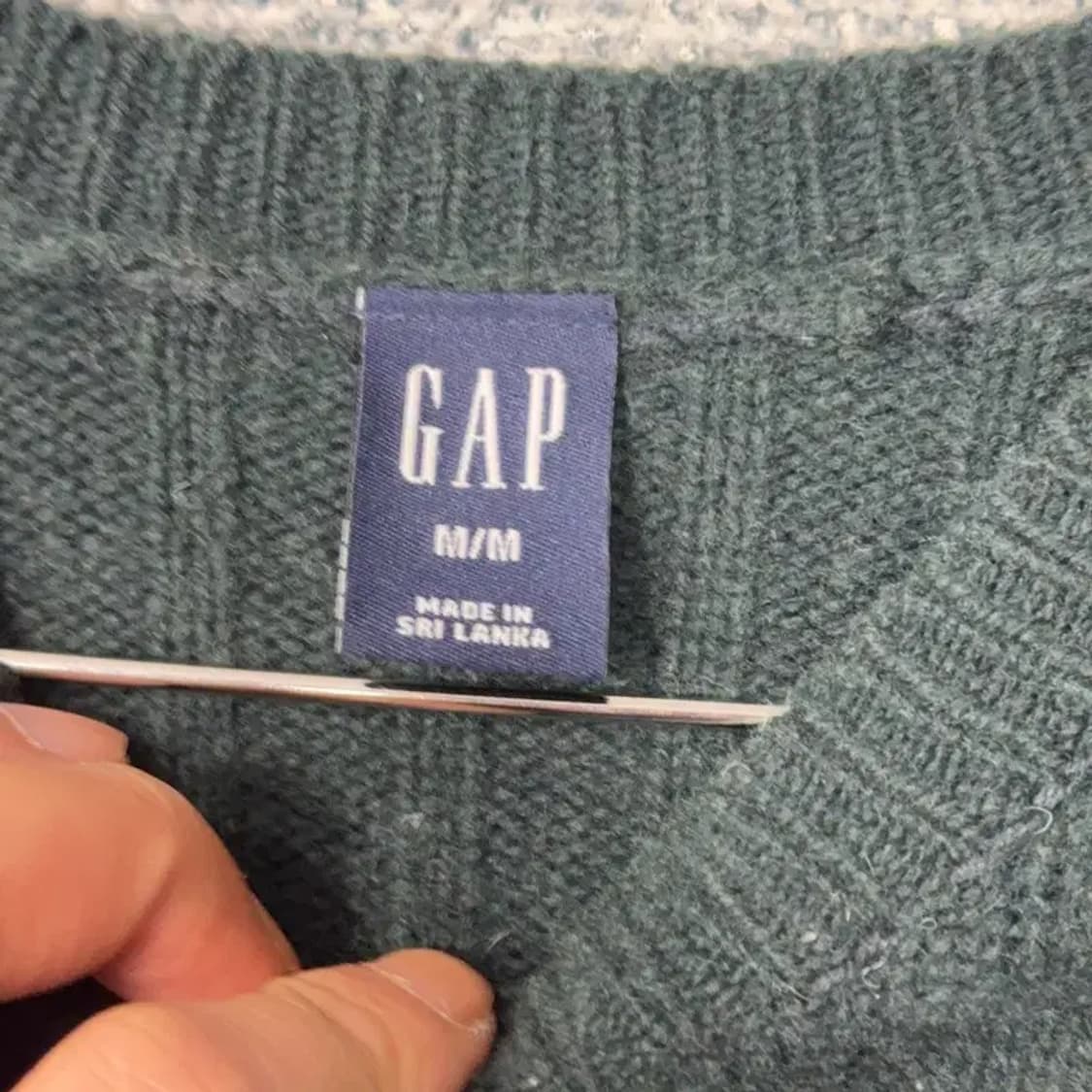 갭 캐주얼 그린 니트 M 상품이미지3