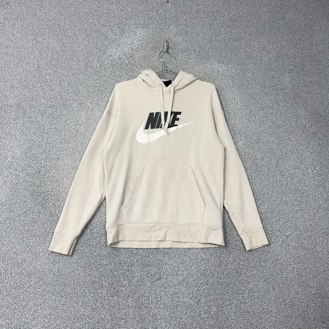 나이키 프린팅 크림 후드티 M 상품이미지1