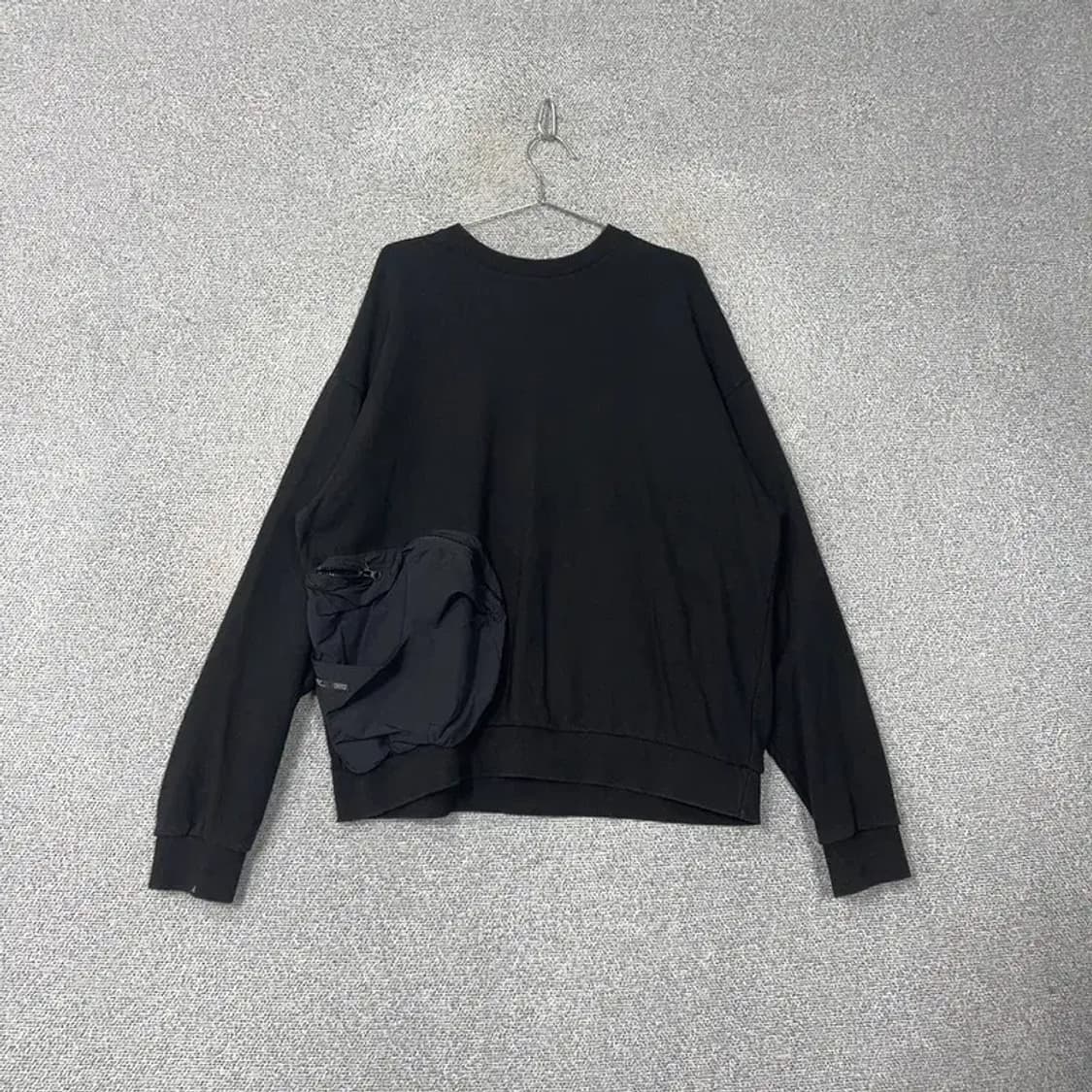 크리틱 빈티지 입체 포켓 오버핏 맨투맨 L 상품이미지1