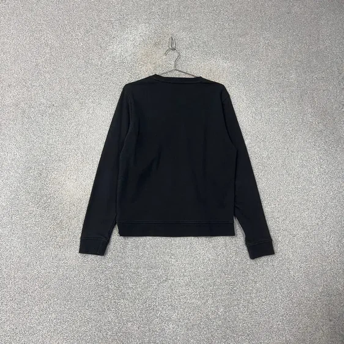 라코스테 로고 블랙 맨투맨 M 상품이미지2