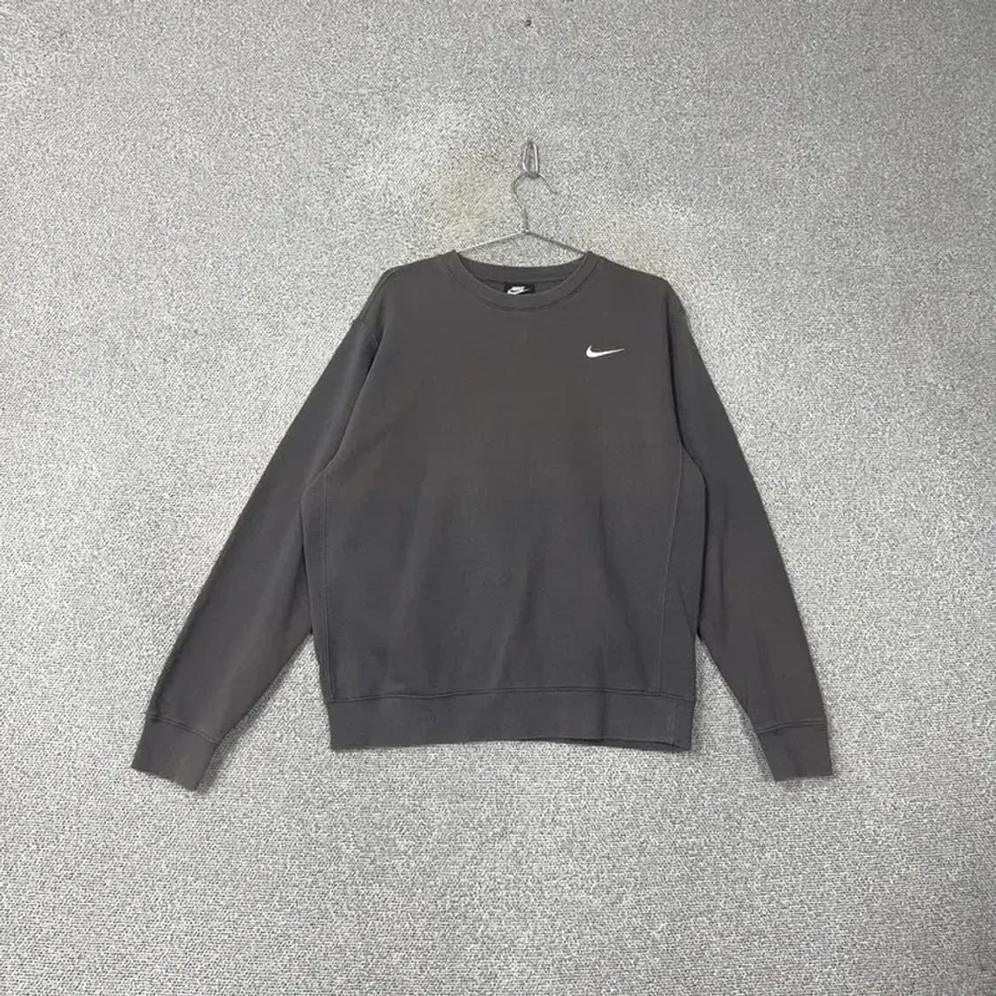 나이키 그레이 로고 맨투맨 M 상품이미지1