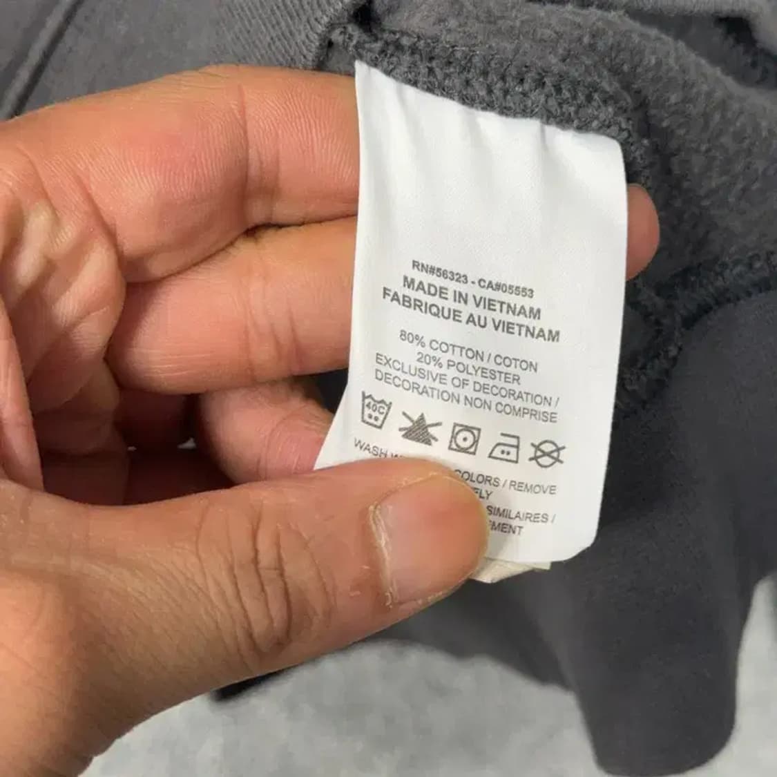 나이키 그레이 로고 맨투맨 M 상품이미지4