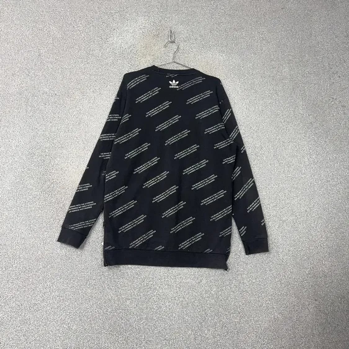 아디다스 멀티로고 빅사이즈 롱 맨투맨 110 상품이미지2