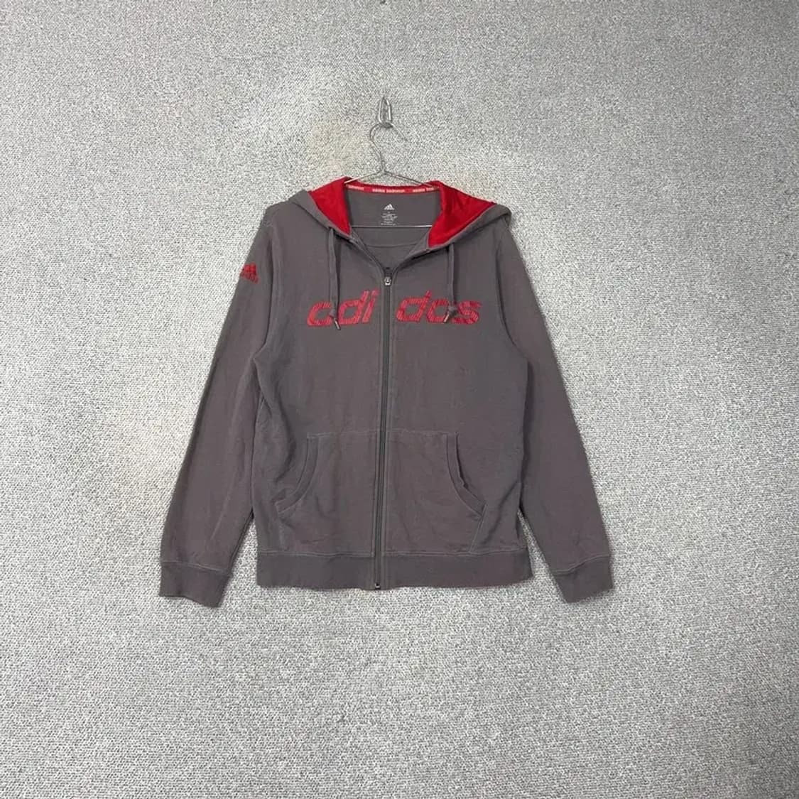 아디다스 스펠로고 후드집업 100 상품이미지1