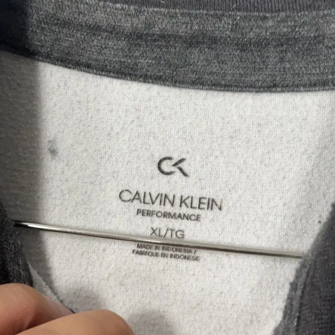 캘빈클라인 그레이 기능성 카라티 XL 상품이미지5