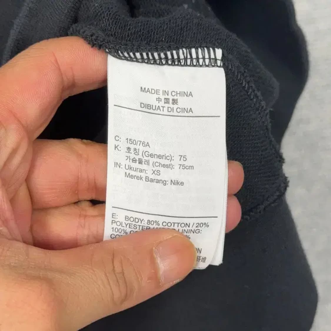 나이키 센터로고 여성 후드티 XS 상품이미지4