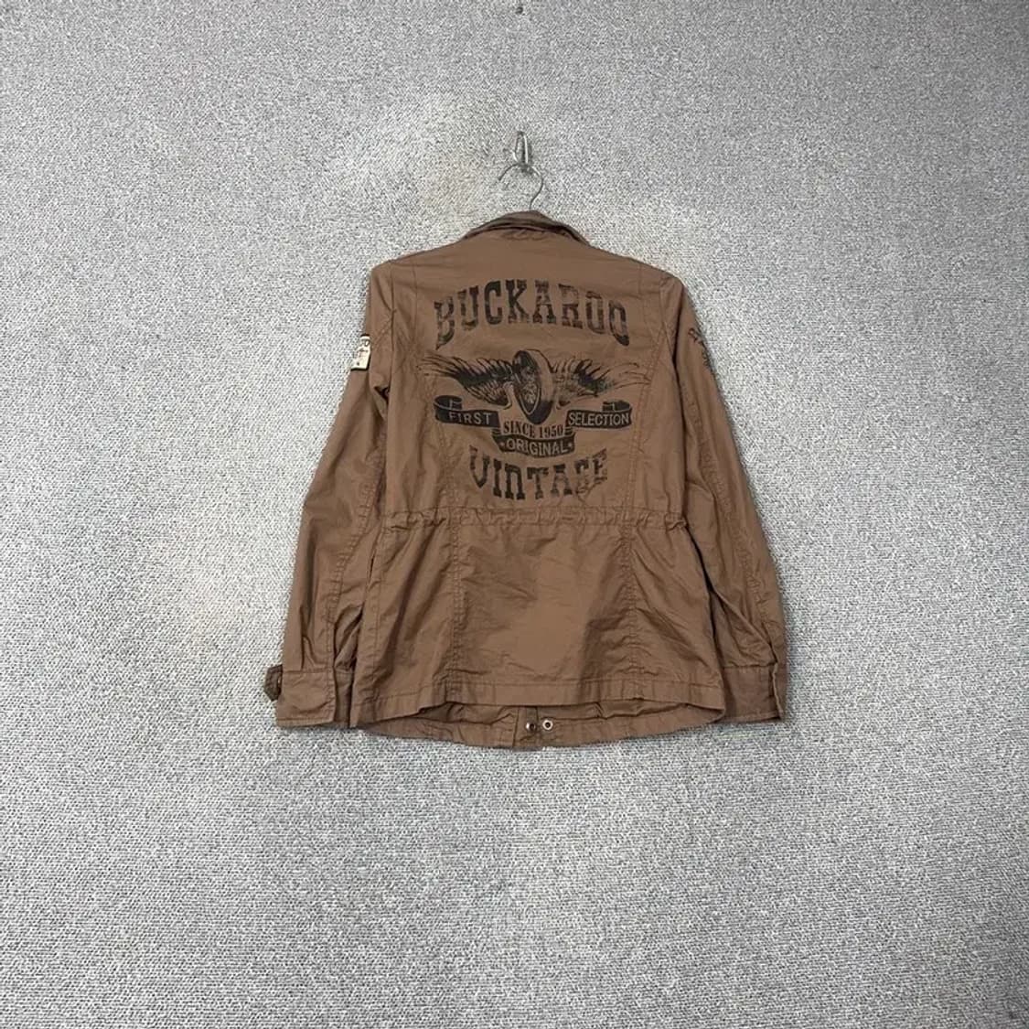 버커루 빈티지 브라운 필드 야상 자켓 S 상품이미지2