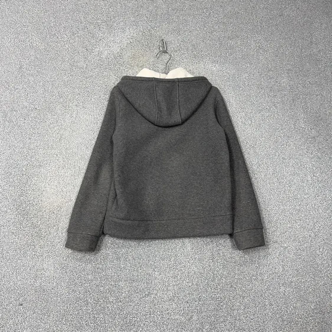 게스 캐주얼 보아털 그레이 양털 후드집업 S 상품이미지2