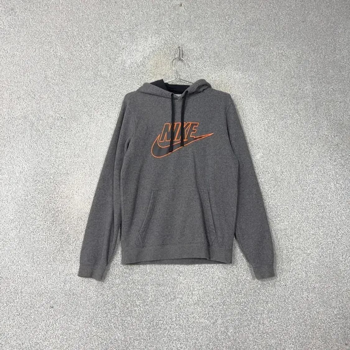 나이키 프린팅 그레이 후드티 S 상품이미지1