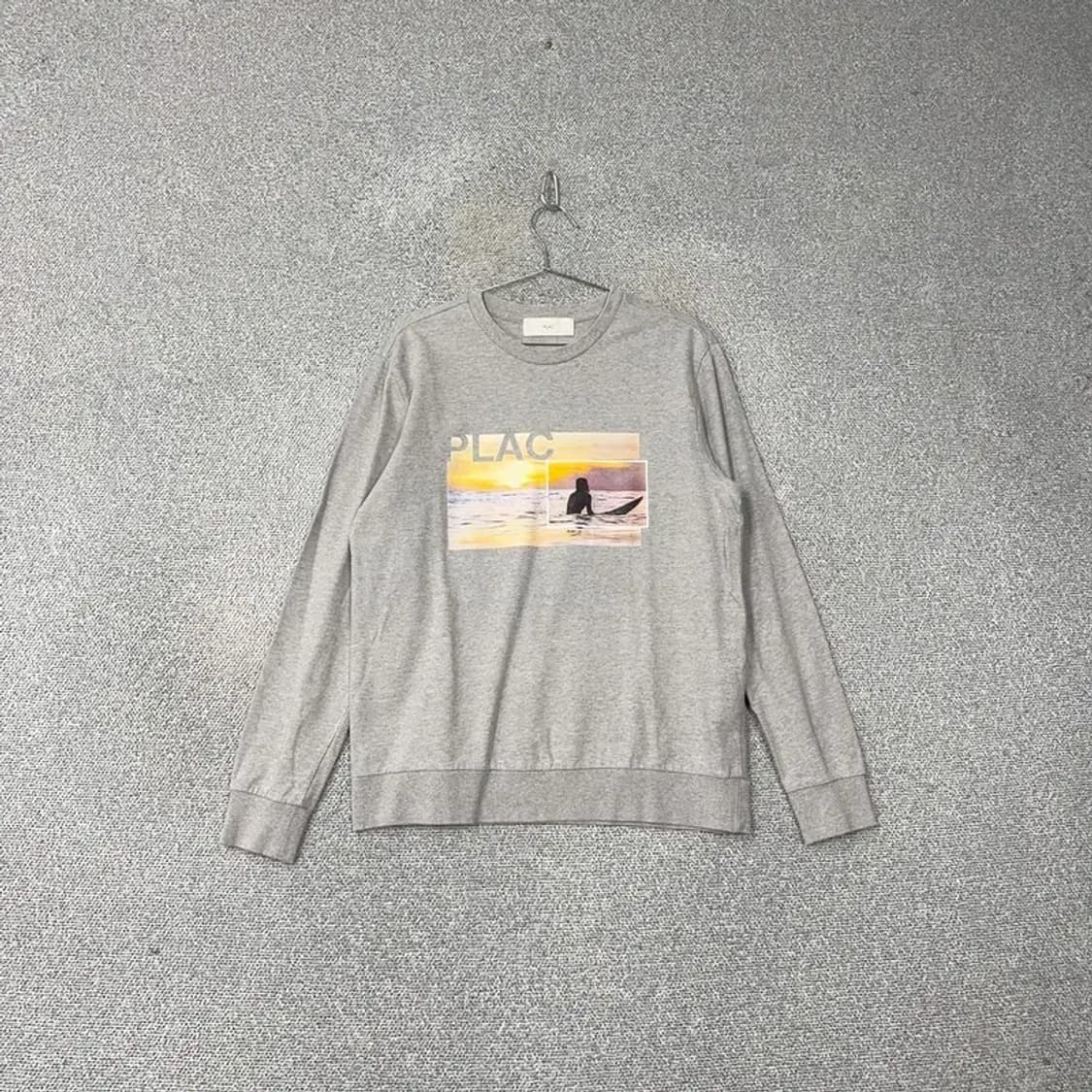 플랙 캐주얼 프린팅 오버핏 맨투맨 L 상품이미지1