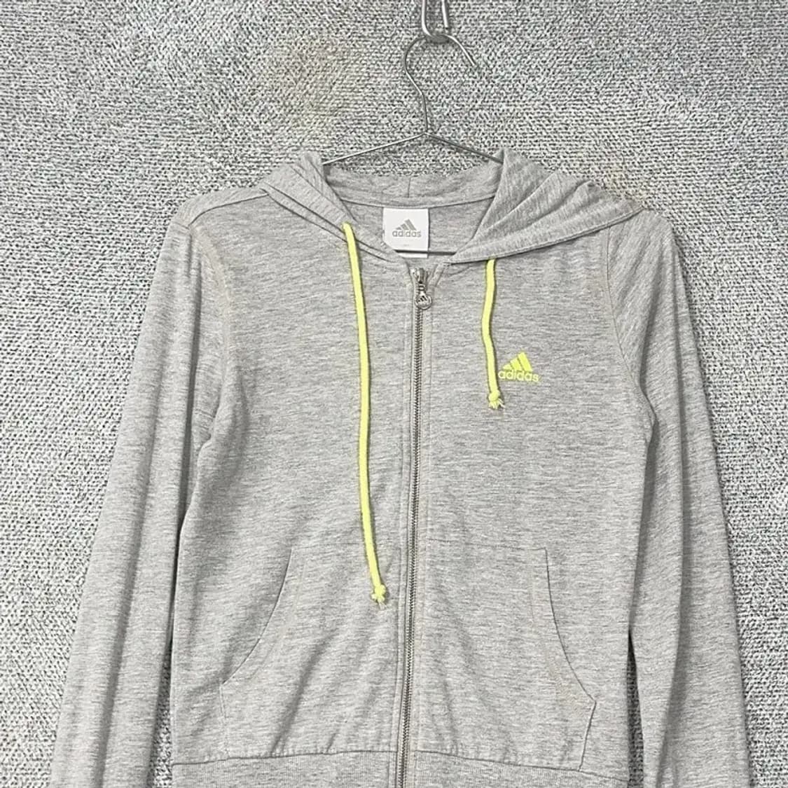 아디다스 캐주얼 로고 후드집업 S 상품이미지3