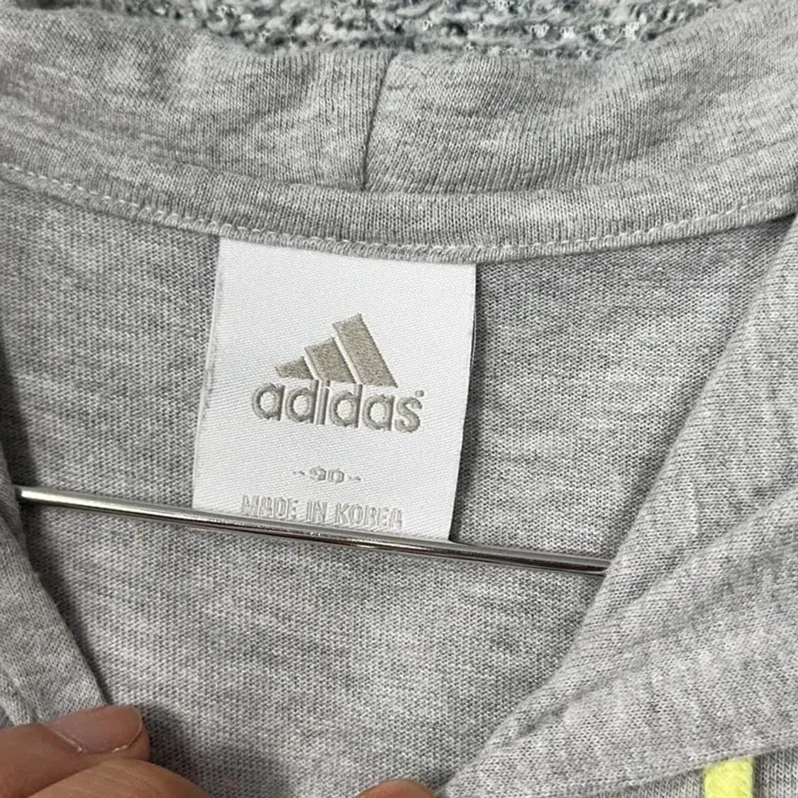 아디다스 캐주얼 로고 후드집업 S 상품이미지5