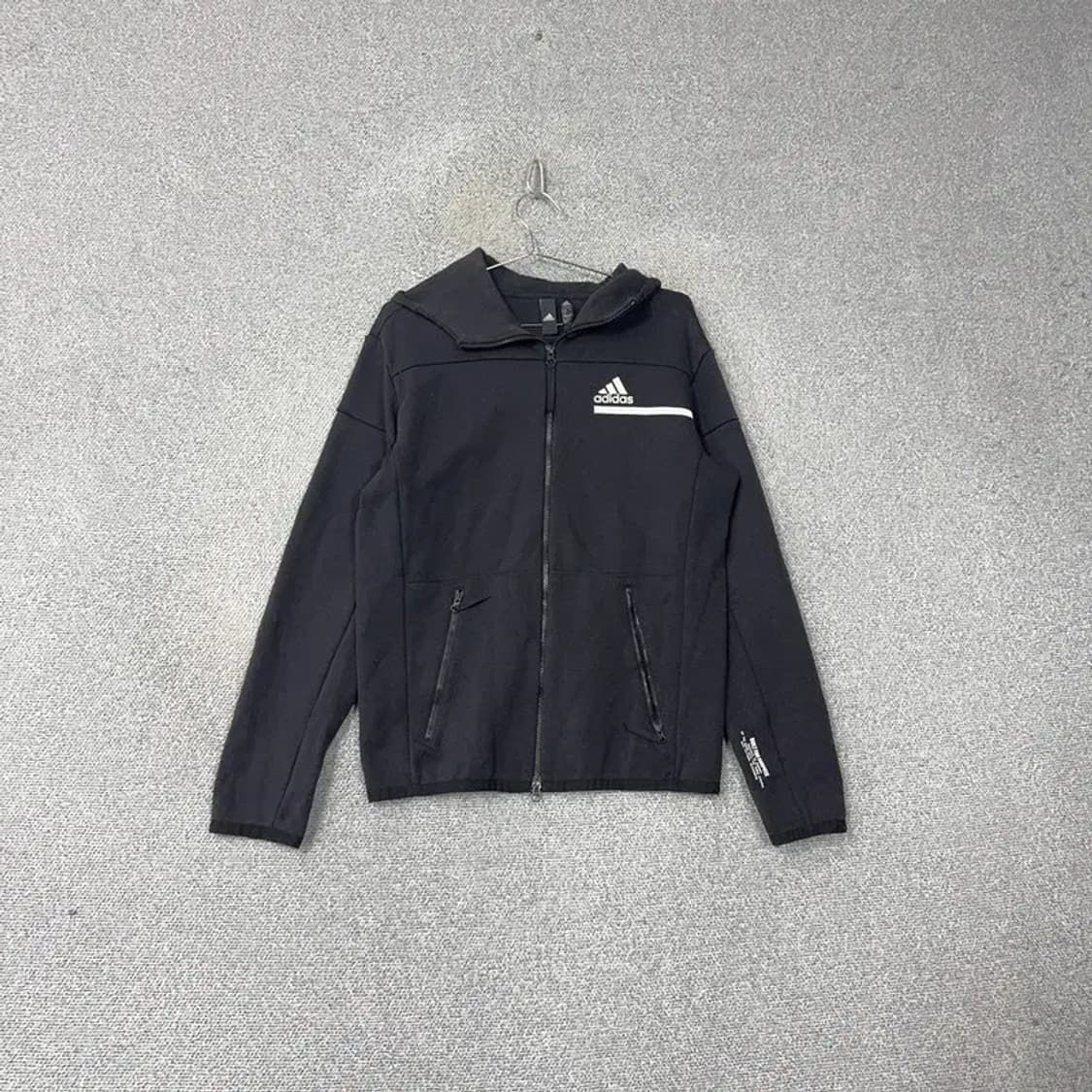 아디다스 로고 후드집업 L 상품이미지1