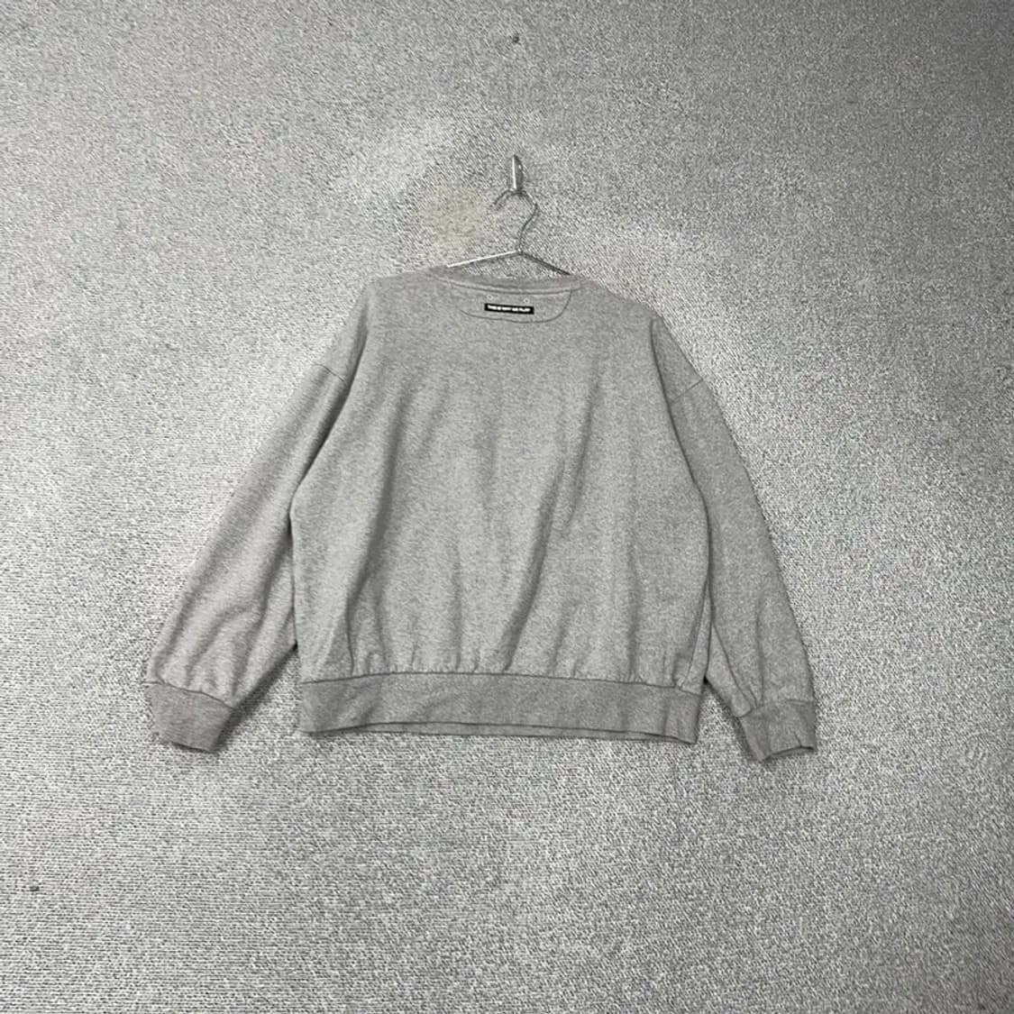 NBA 시카고불스 올 그레이 오버핏 맨투맨 XL 상품이미지2