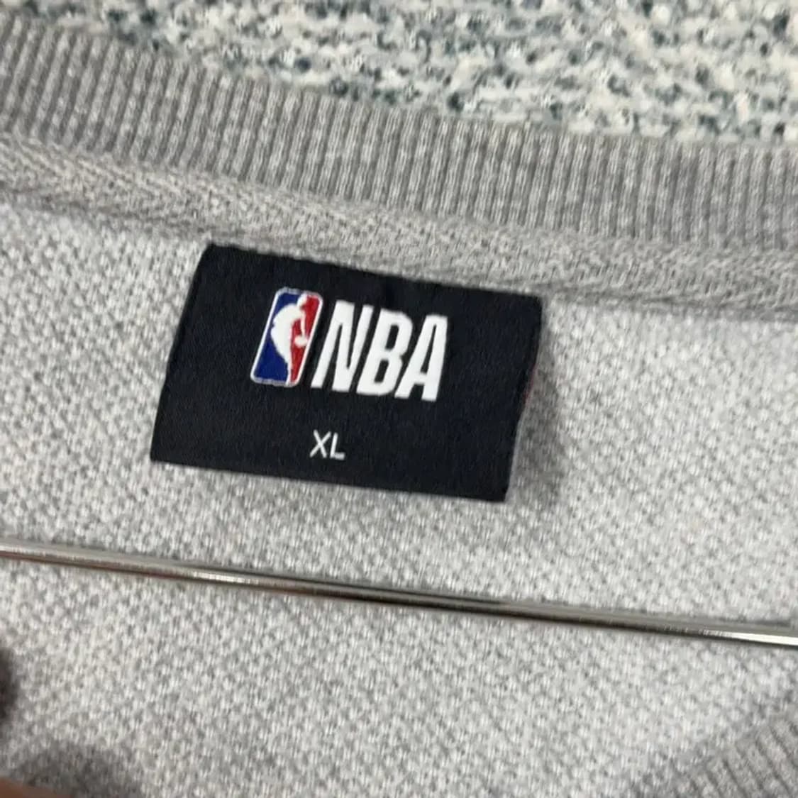 NBA 시카고불스 올 그레이 오버핏 맨투맨 XL 상품이미지3