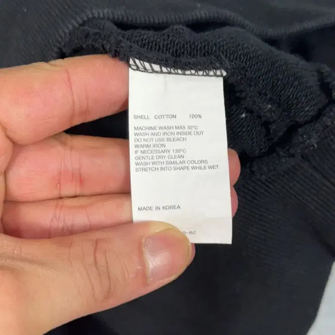 비바스튜디오 로고 프린팅 블랙 후드티 L 상품이미지4