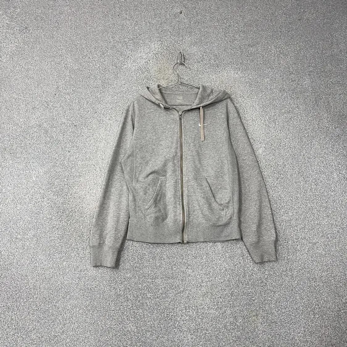 나이키 캐주얼 로고 그레이 후드집업 M 상품이미지1