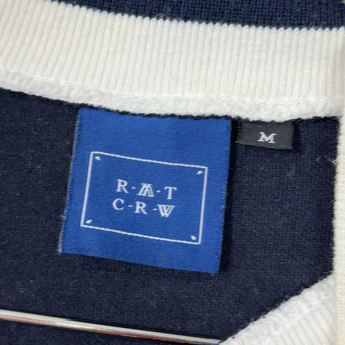 로맨틱크라운 단가라 크루넥 오버핏 스웻셔츠 맨투맨 M 상품이미지4