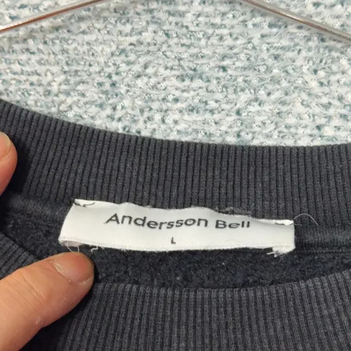 앤더슨벨 로고 오버핏 스웻셔츠 맨투맨 L 상품이미지3