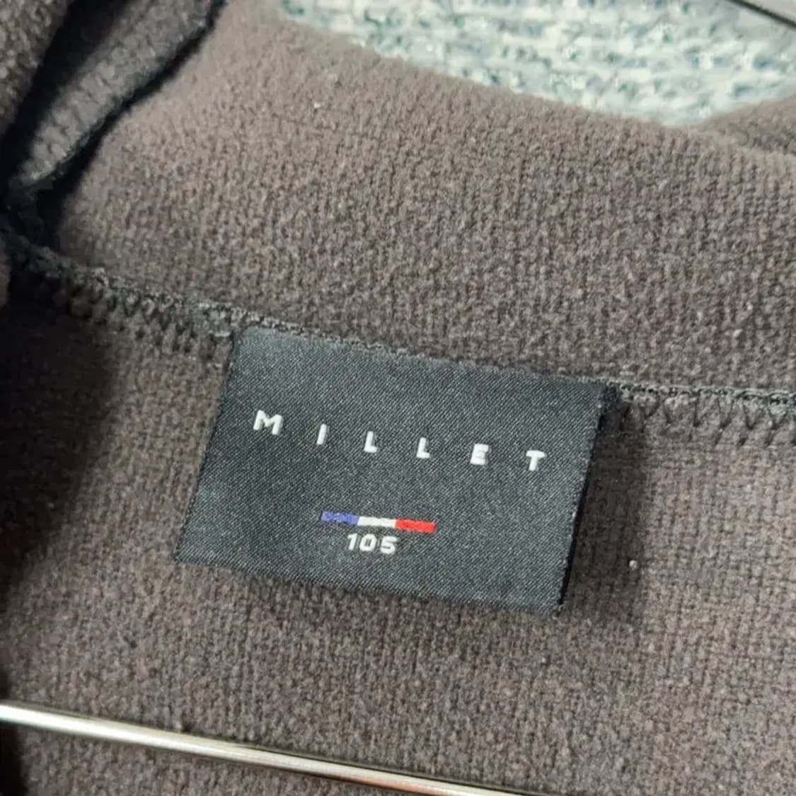 밀레 로고 그레이 기능성 남성 후드집업 105 상품이미지3