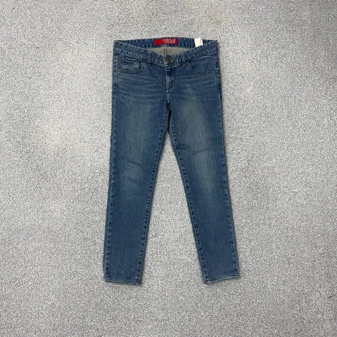 게스 금장 로고 여성 캐주얼 스키니진 27 상품이미지1