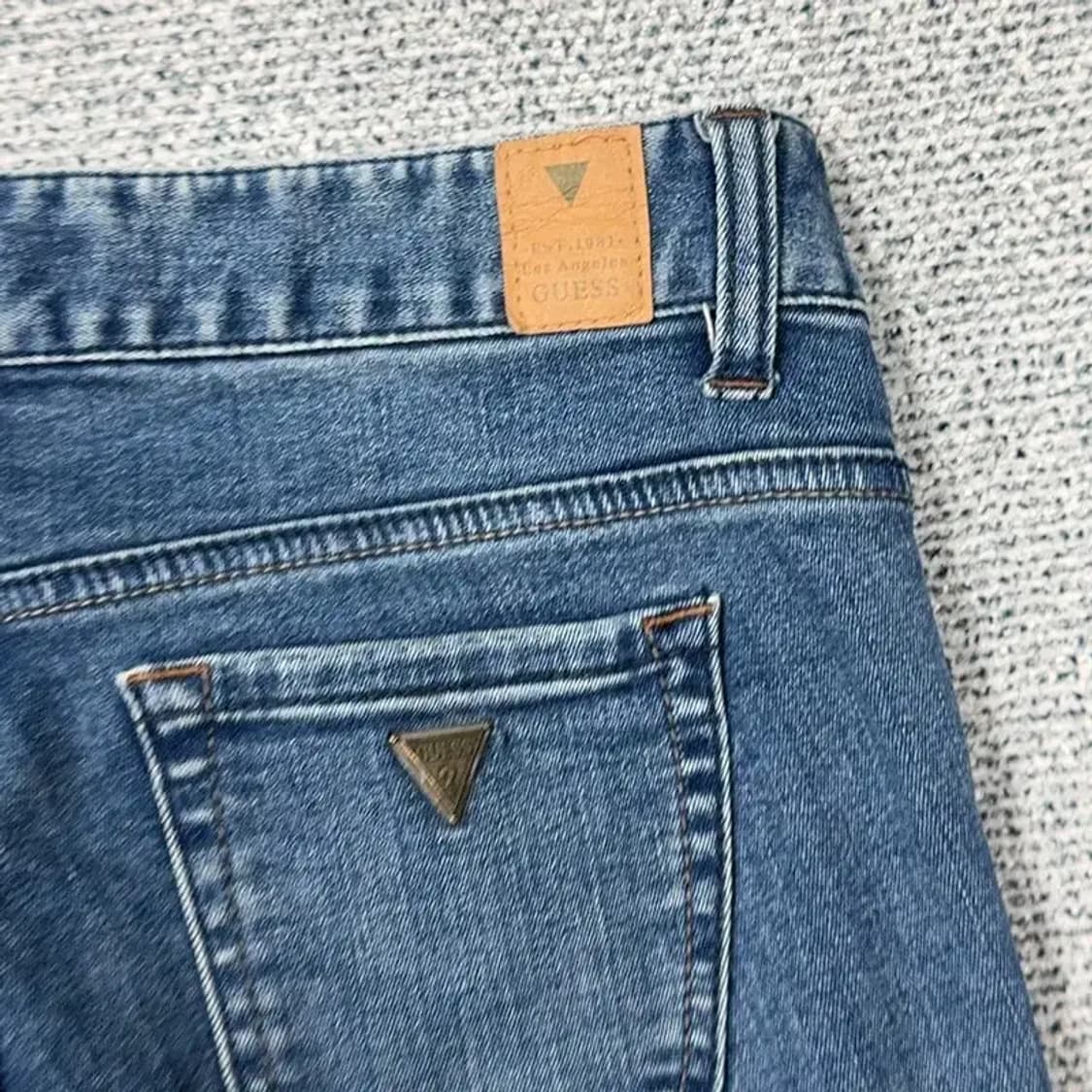 게스 금장 로고 여성 캐주얼 스키니진 27 상품이미지5