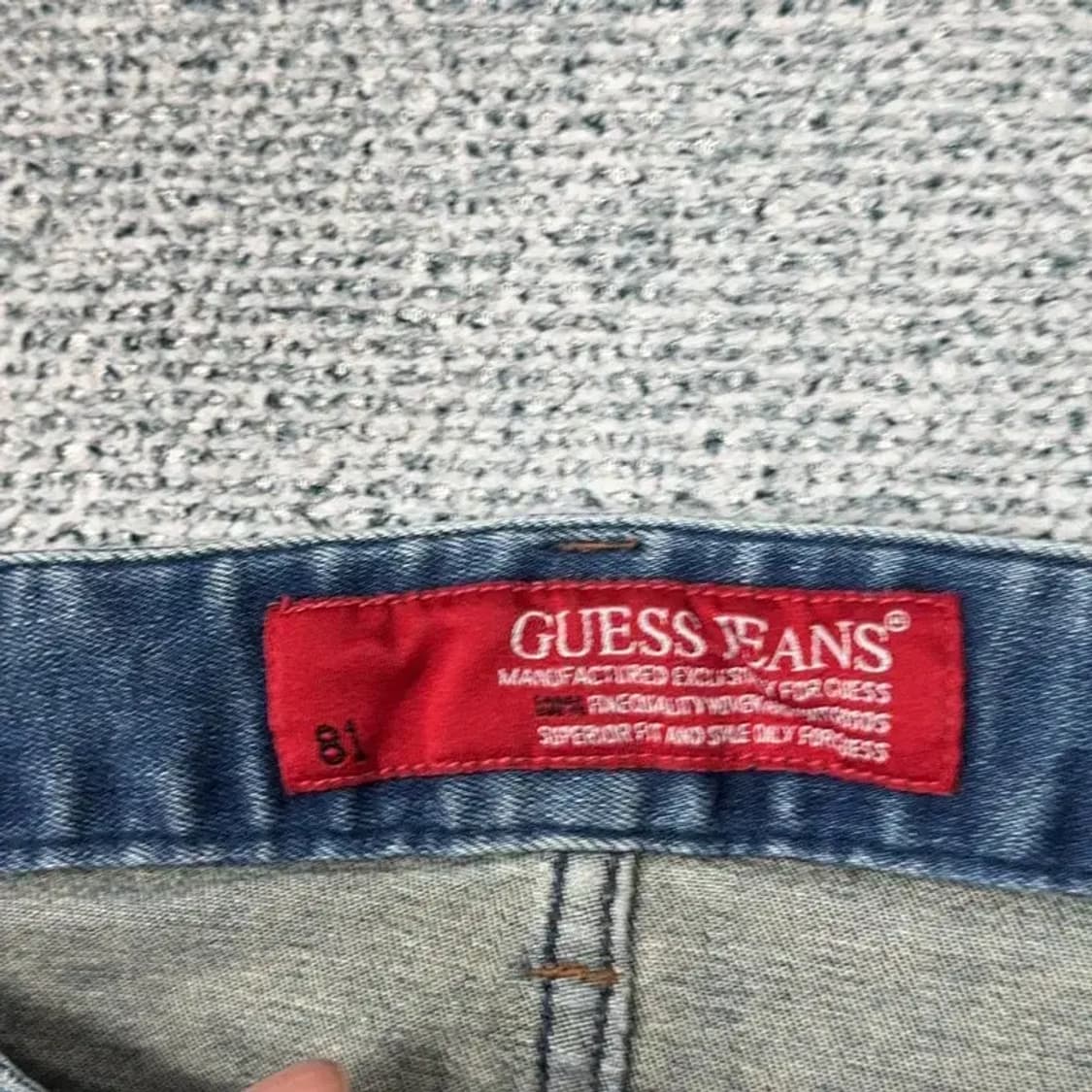 게스 금장 로고 여성 캐주얼 스키니진 27 상품이미지6