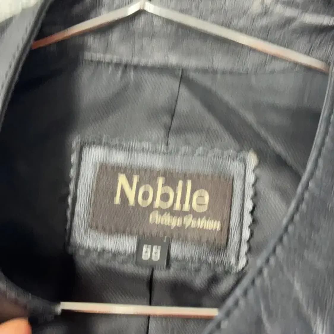 빈티지 램스킨 Y2K 트임 레더 자켓 55 상품이미지3