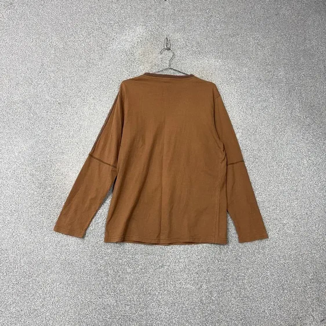 반스 빈티지 Y2K 사이드라인 브라운 슬리브 긴팔티 상품이미지2