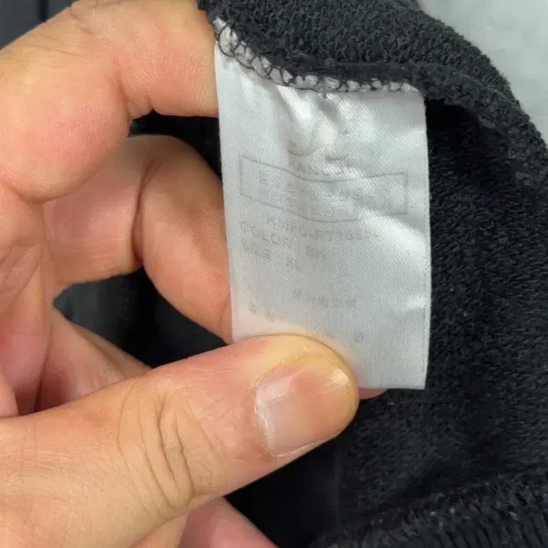 캉골 남성 캐주얼 로고 블랙 맨투맨 XL 상품이미지4