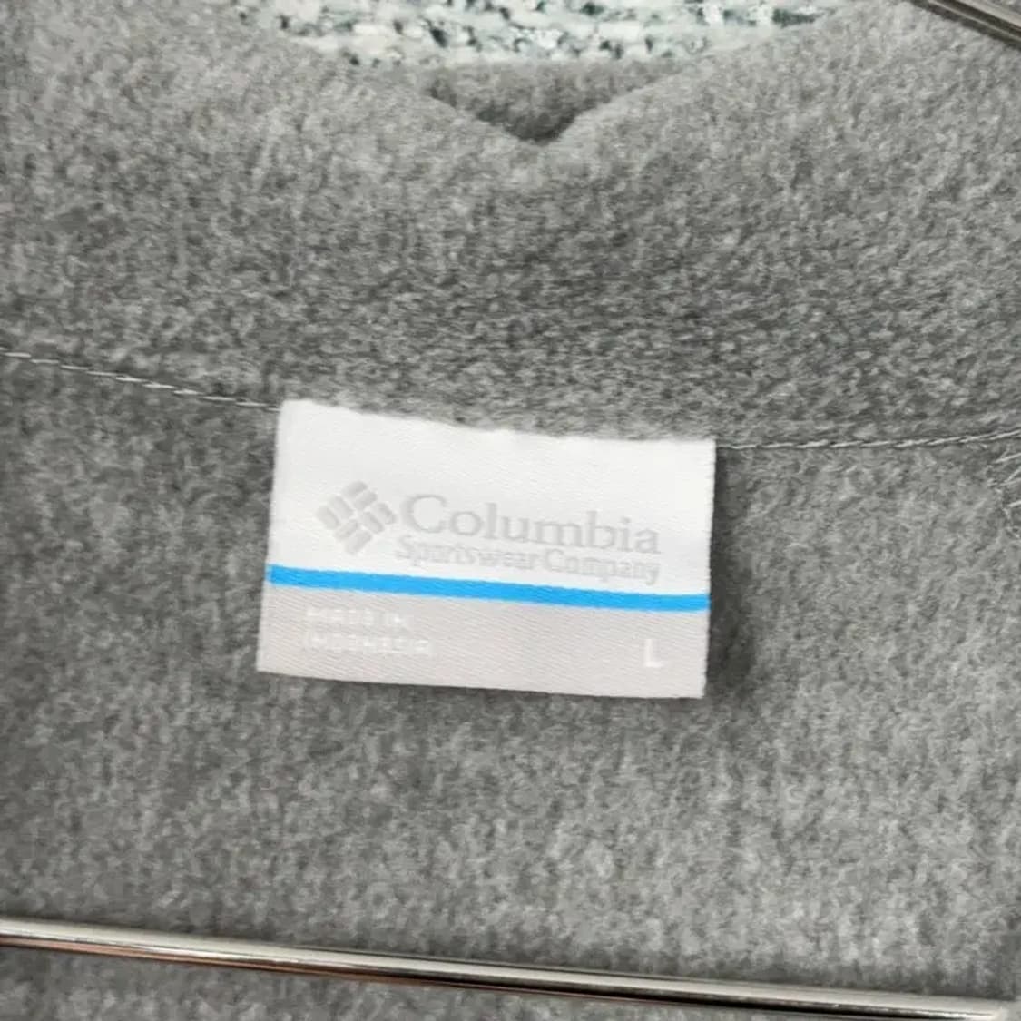 콜롬비아 캐주얼 그레이 후리스 집업 M 상품이미지3