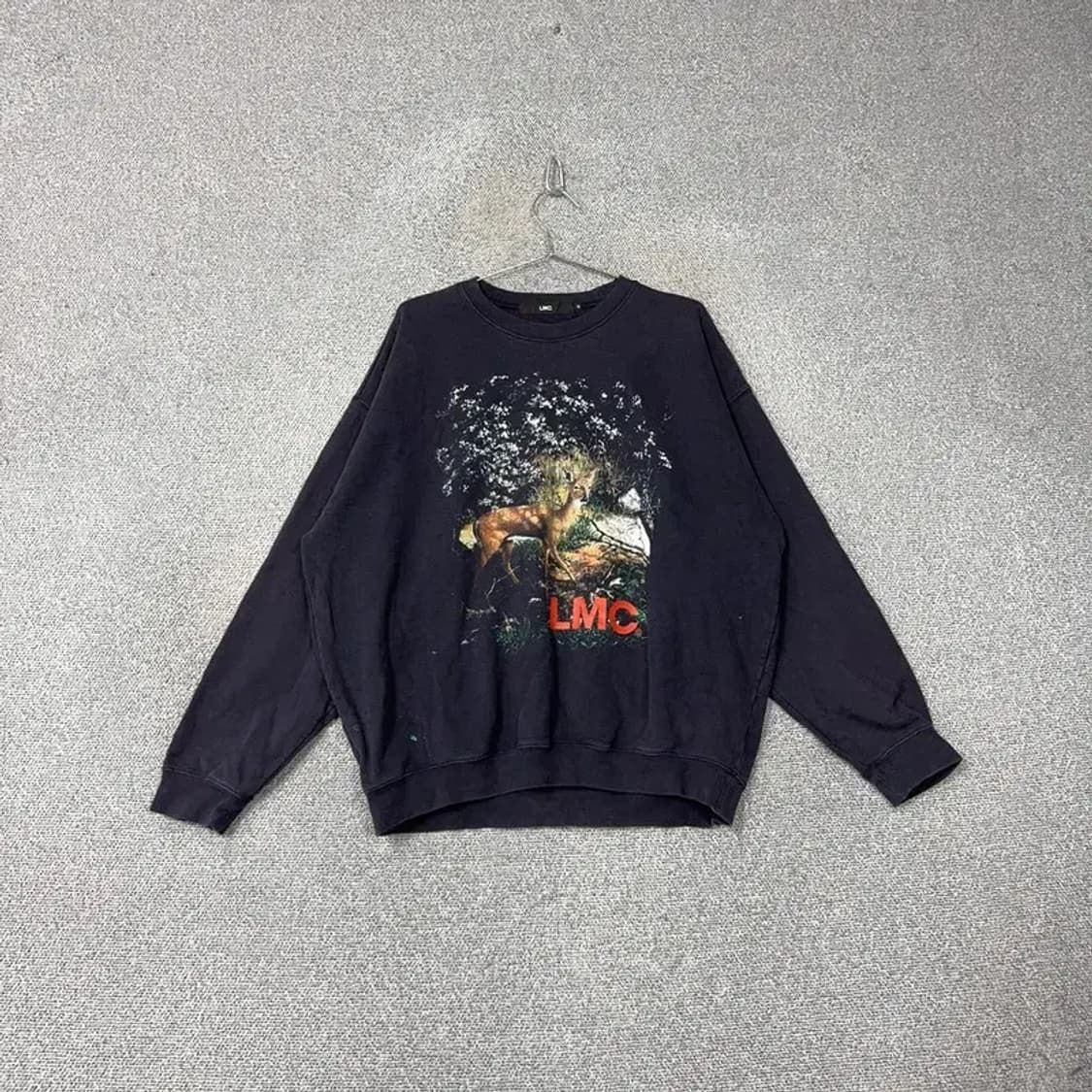 LMC 빈티지 프린팅 오버핏 스웻셔츠 맨투맨 M 상품이미지1