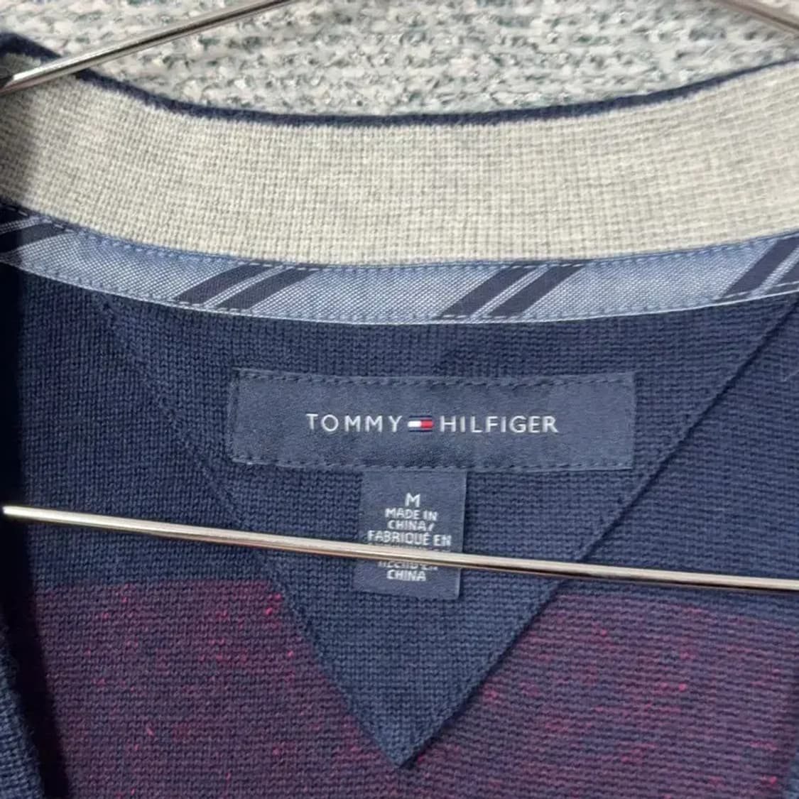 타미힐피거 스트라이프 캐주얼 가디건 M 상품이미지3