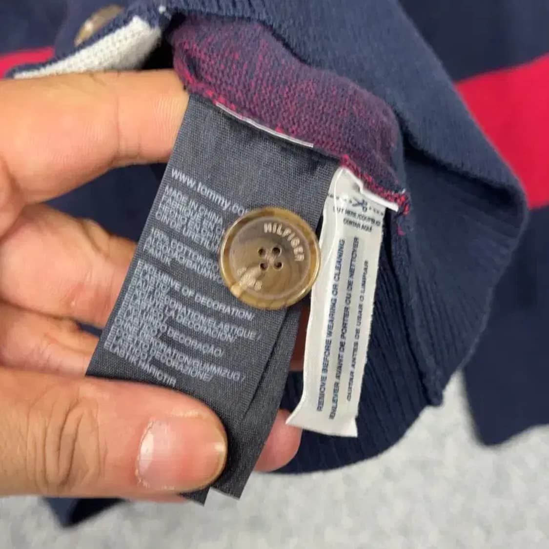 타미힐피거 스트라이프 캐주얼 가디건 M 상품이미지4