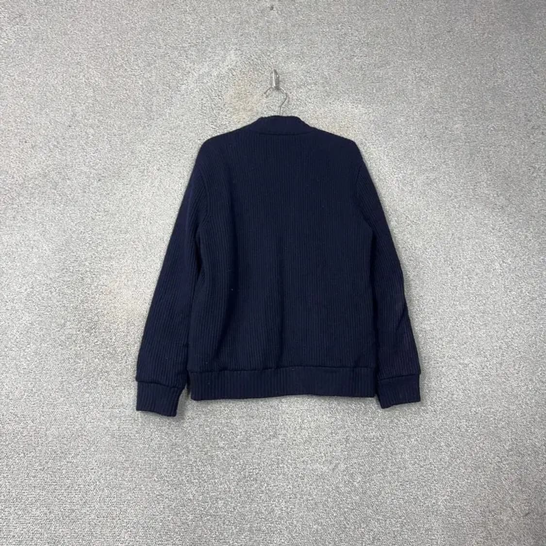 해지스 캐주얼 네이비 퀄팅 니트 자켓 100 상품이미지2
