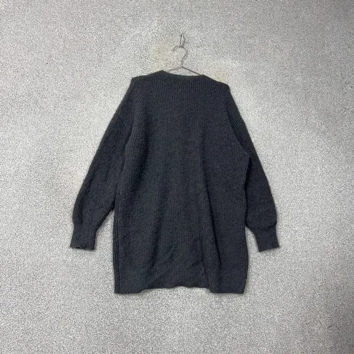 자라 여성 그레이 니트 롱 가디건 M 상품이미지2