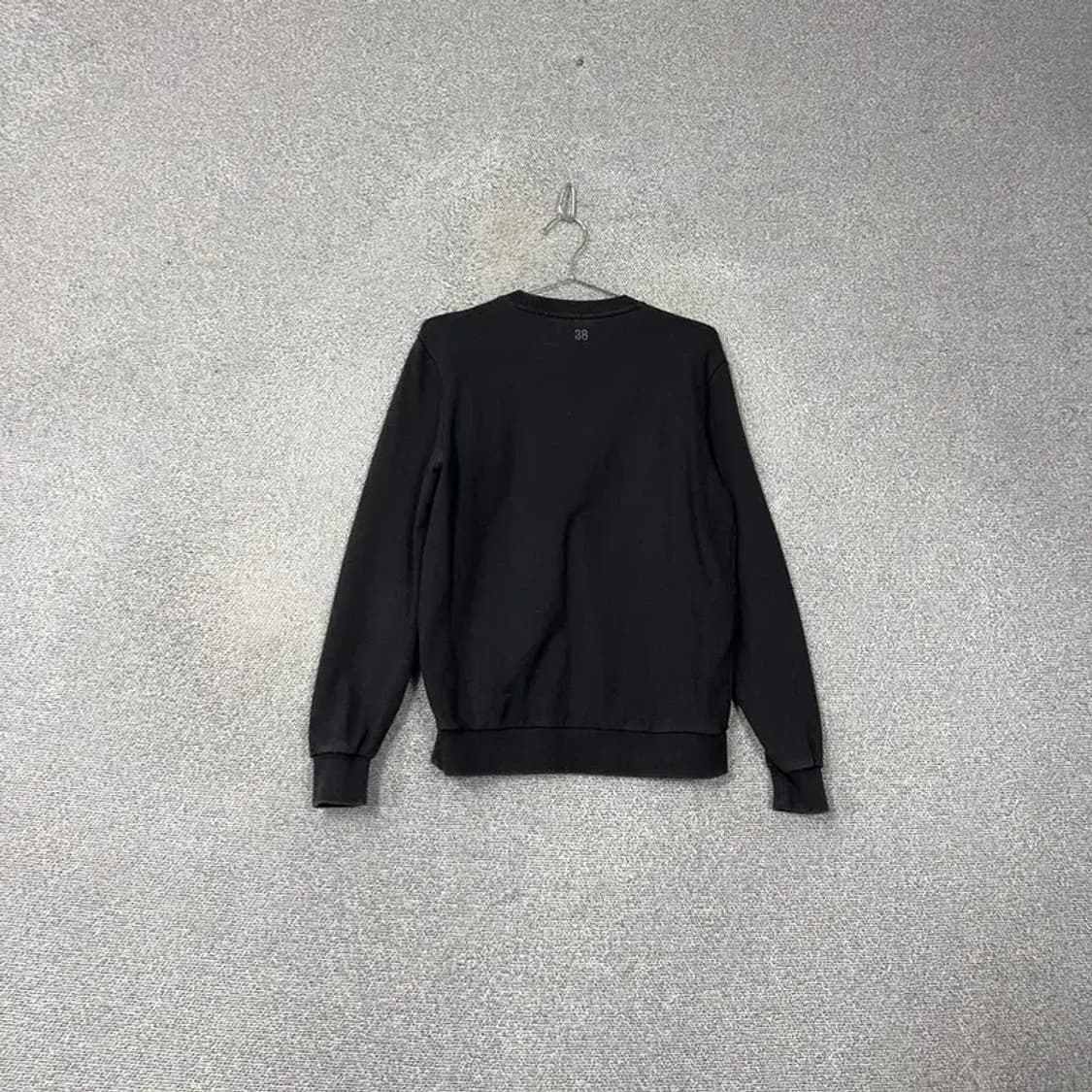 캉골 프린팅 블랙 맨투맨 S 상품이미지2