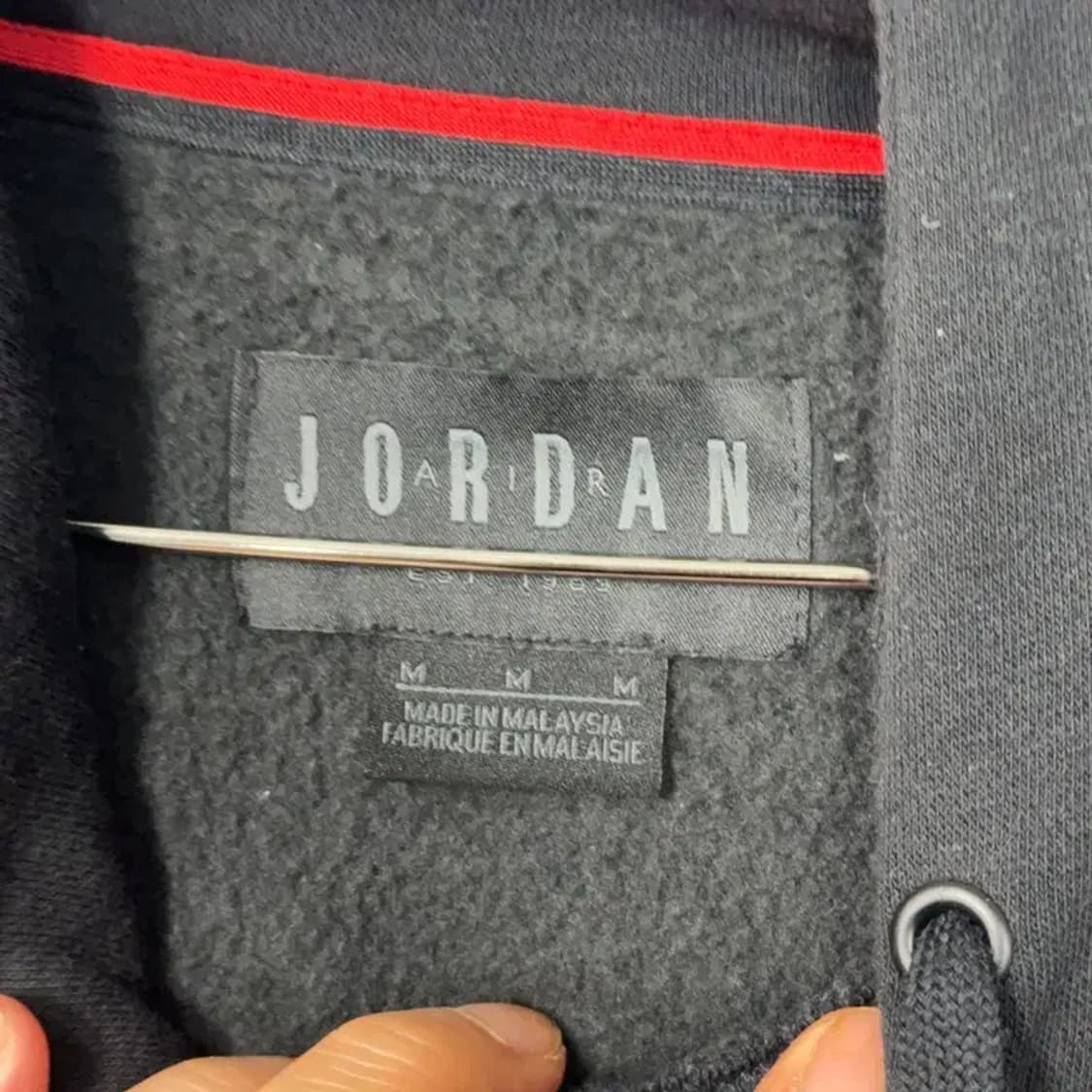 조던 서울 로고 블랙 후드티 M 상품이미지3