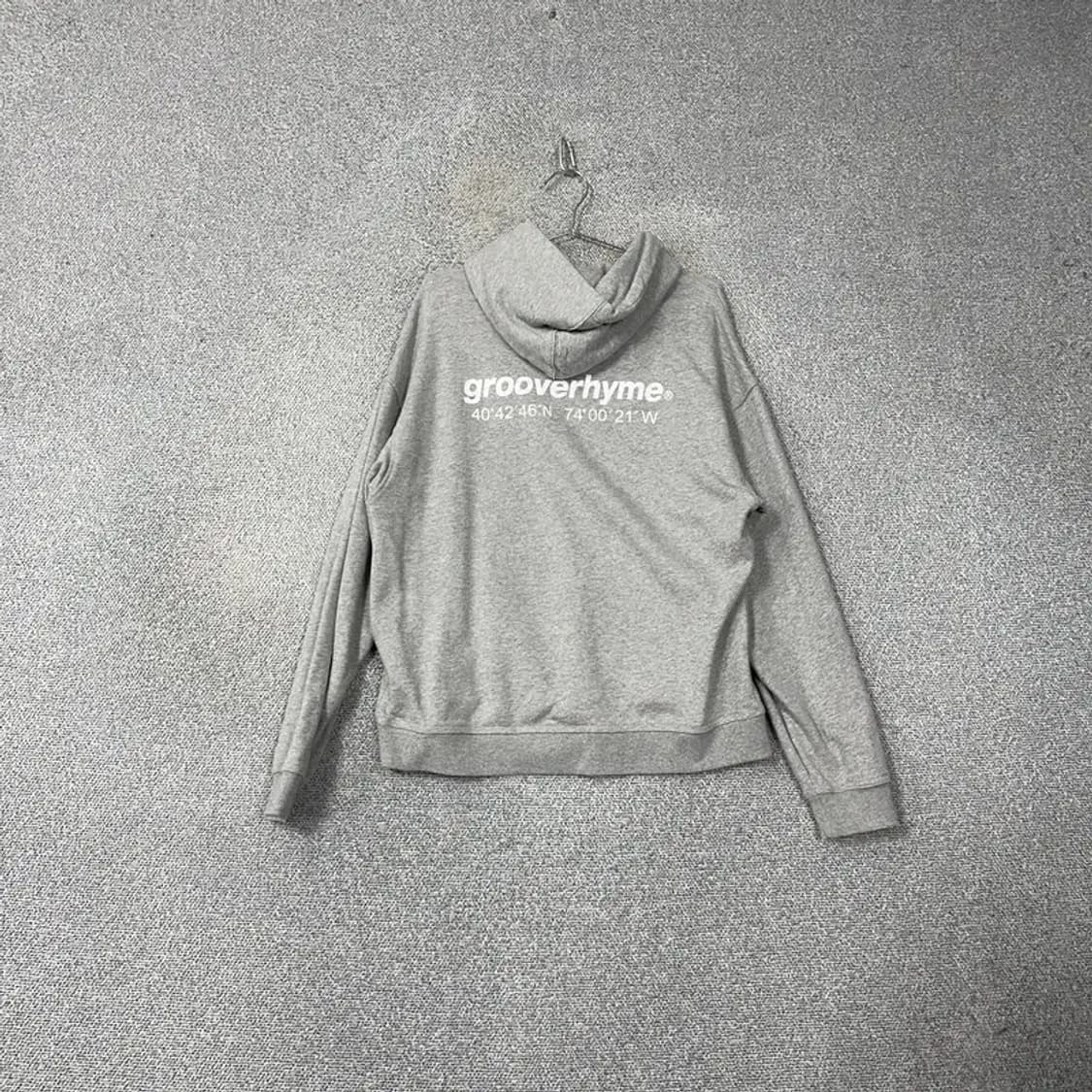 그루브라임 캐주얼 백프린팅 후드티 L 상품이미지2