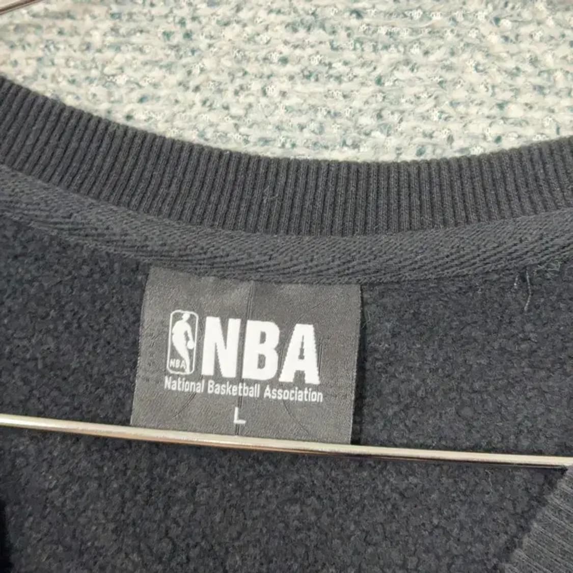 NBA 골든스테이트 프린팅 블랙 맨투맨 L 상품이미지3