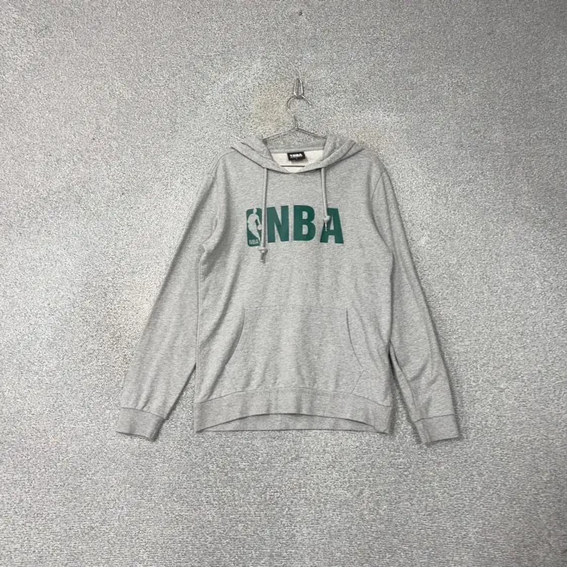 NBA 프린팅 로고 그레이 후드티 L 상품이미지1