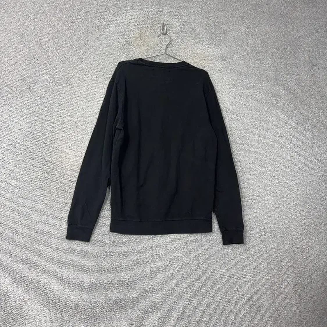 자라 프린팅 블랙 맨투맨 XL 상품이미지4