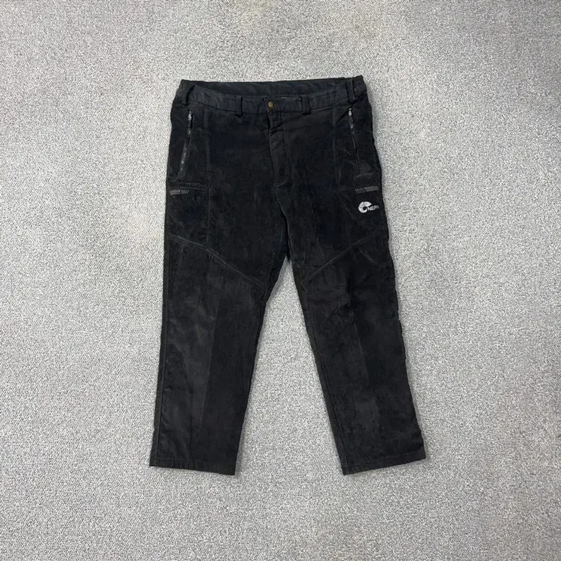 네파 코듀로이 블랙 등산 바지 36 상품이미지1