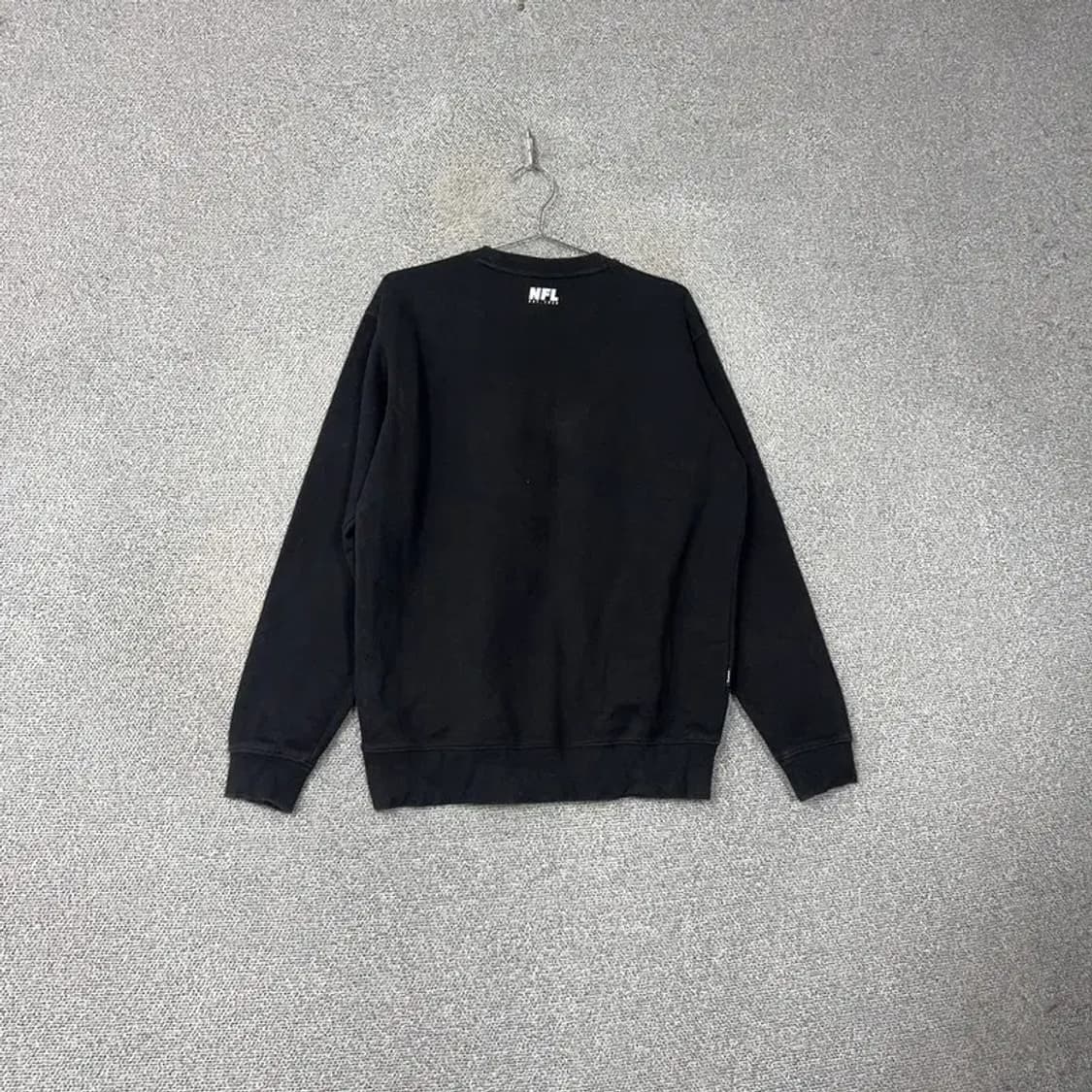 NFL 프린팅 블랙 오버핏 스웻 맨투맨 M 상품이미지2