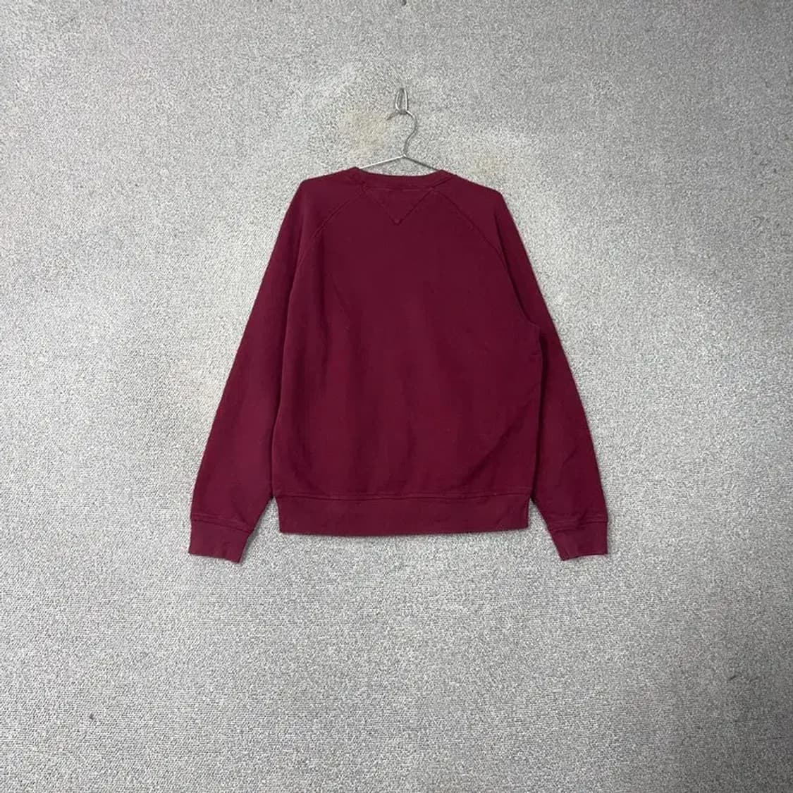 타미힐피거 버건디 로고 캐주얼 남성 맨투맨 L 상품이미지2